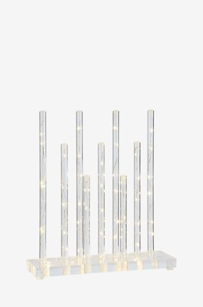 Markslöjd - Lysestage Bliss - Transparent - Adventslysestager - Fra Homeroom