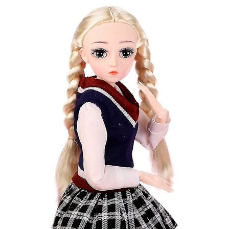 18'' Vacker Reborn Bjds Doll For Children Party Holiday Festival Dekoration