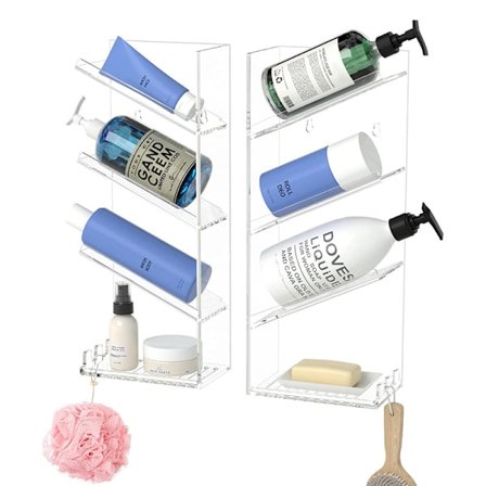 Ingen sugekopper eller skruer, rustfri, let at rengøre