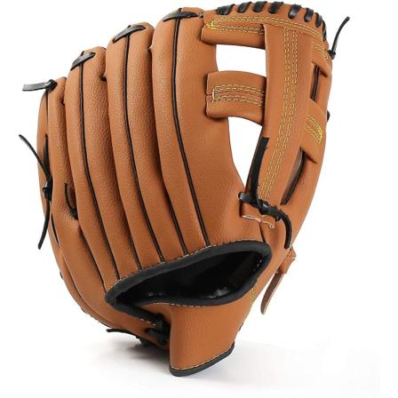 Outfield Gloves Baseball Glove Softball Gloves aikuisten ja nuorten koot 12,5 tuuman kokoiset käsineet, ruskea brown 11.5 inches