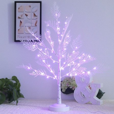 Coral Tree Lamp Fairy Light Tree til boligindretning