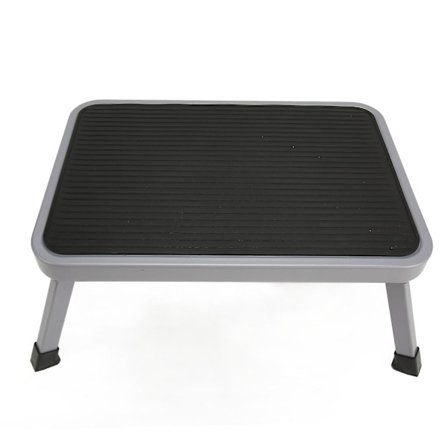 1-stegs hopfällbar pall för barn och vuxna - Lätt, robust, hållbar, med gummifötter och handtag