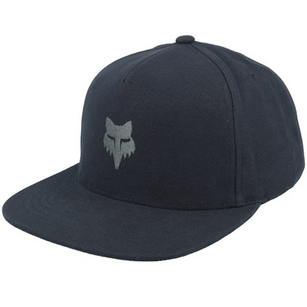 Fox - Zwart snapback Cap - Fox Head Hat Black/Charcoal Snapback @ Hatstore