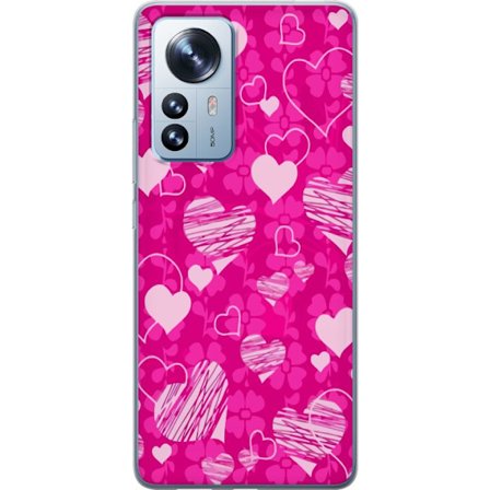 Kompatibel Mobilcover til Xiaomi Xiaomi 12 Pro PopHjerteMønster