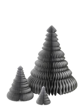 Træ Med Sølv Glitter Grey Broste Copenhagen