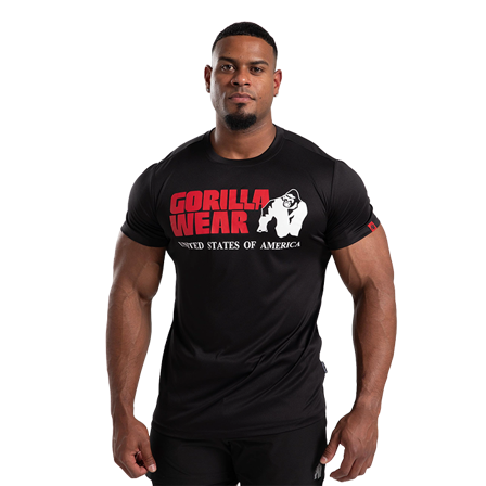 Gorilla Wear Classic Training T-Shirt, Black