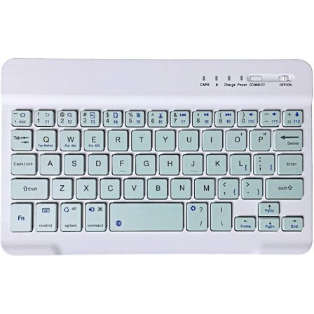 Ultratunn Bluetooth-tangentbord, bärbart, trådlöst, kompakt för Android, Windows, surfplatta, mobiltelefon, iOS, iPhone, iPad