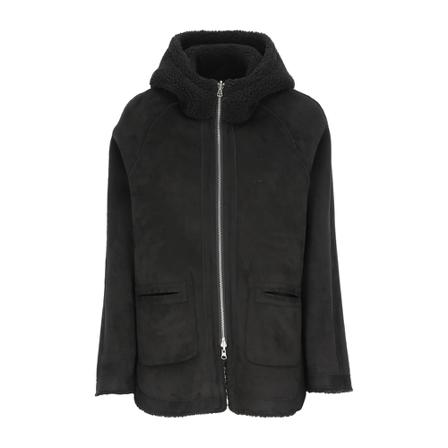 Betta Corradi Faux Fur & Shearling Jakke Sort, Dame