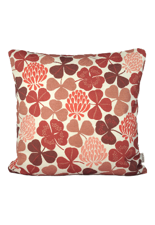 Gyllstad Kuddfodral Lyckoklöver Kuddar Röd 50x50 cm