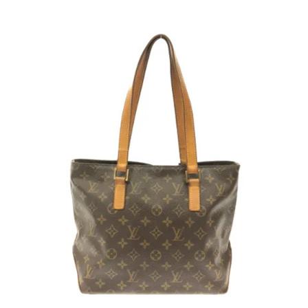 Louis Vuitton Vintage Pre-owned Cabas Piano Monogram Tote Väska brun, Dam Vintage Väskor, Dam, Storlek: ONE SIZE