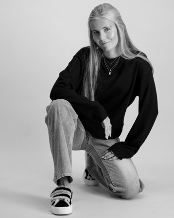 RYVLS Cloé Soft Knit L/S Sweater Svart Tröjor Tjej - Kids Brand Store