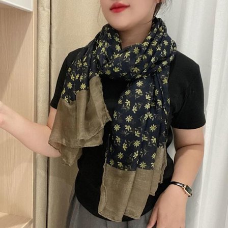 Silk Scarf Beach Shawl 3 3