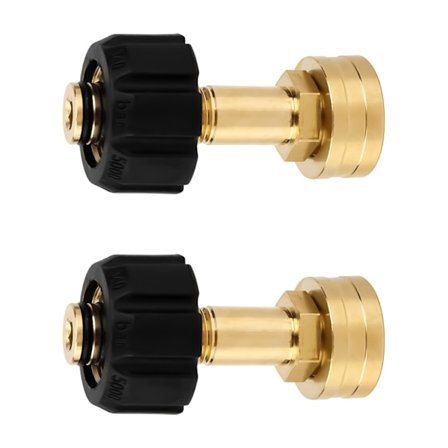 Hurtigkobling M22-14mm til 3/4 tommers Kobber Hageslange Høytrykksvasker Adapter