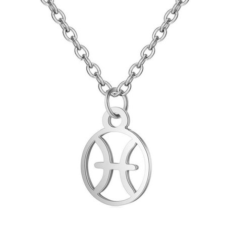 Necklace - Pisces - Zodiac - Stainless steel