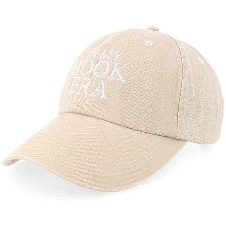 Iconic - Beige unconstructed Keps - My Book Era Vintage Washed Sand Dad Cap @ Hatstore