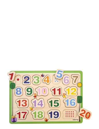 Barbo Toys | Wacky Wonders - Wooden Puzzle - 123 | ONE SIZE