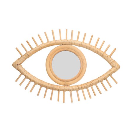 Nordisk Retro Veggmontert Hengende Speil for Hjem og Bad