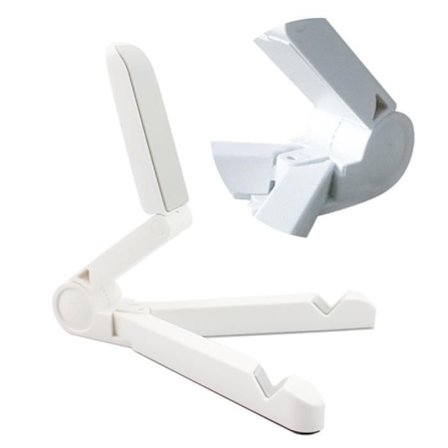 Stöd för platta - TD - Fällbar - Universell - Lätt - 10 tum - Vit