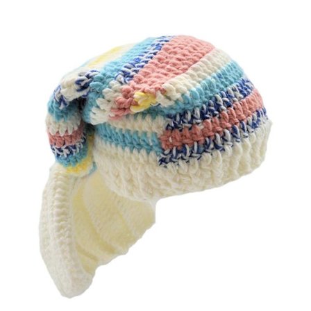 Vacker Fisksvans Barnmössa Stickad Mössa Varm Beanies Mössa Stickad Mössa Allmatch Vindtät för Kyliga Utomhusaktiviteter