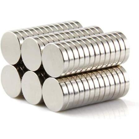50 kappaletta vahvaa neodyymimagneettia 8 x 2 mm pyöreä kiekko Super Ma