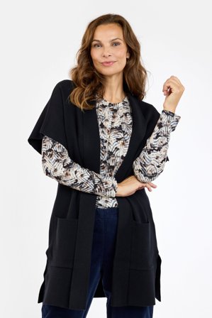 SIGNATURE - Strik Vest - Sort