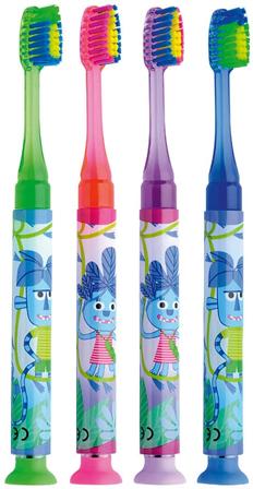 GUM Tandbørste Junior Monster Light Up Børn 6+, Medicin & Pleje, Tandpleje Til Børn, Børnetandbørster