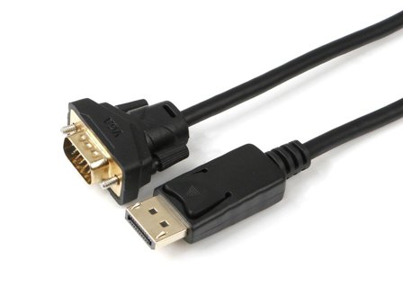 MicroConnect Videokonverter - DisplayPort - VGA - svart