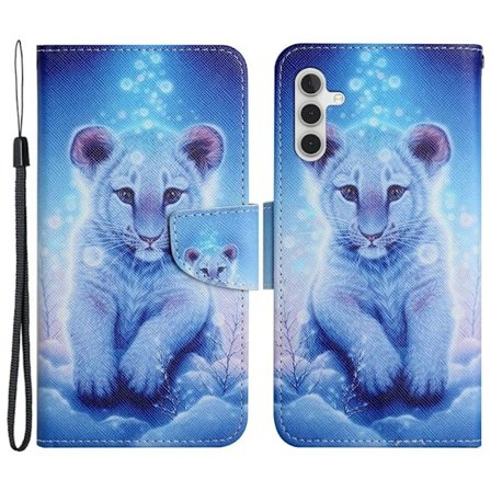 Wonderland Samsung Galaxy A35 flip etui - Leopard
