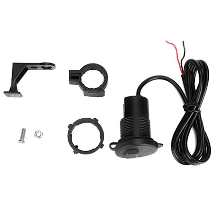 DC12V 24V Motorcykel USB-laddare Uttag med LED+Brytare (DC12-24V)
