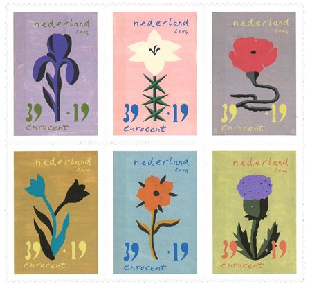 Holland 2004 - NVPH 2252-2257 - Blok van 6 - Postfrisk