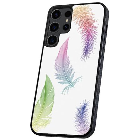 Samsung Galaxy S22 Ultra - Skal/Mobilskal Fjädrar
