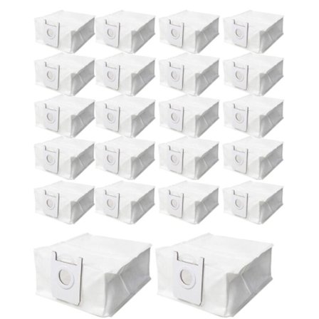 Pölysäiliö ROIDMI EVE plus - Varaosat Likainen säiliö Vaihtopussi Xiaomi Sweeper Robot - Pölynimurin lisävarusteet 22 kpl