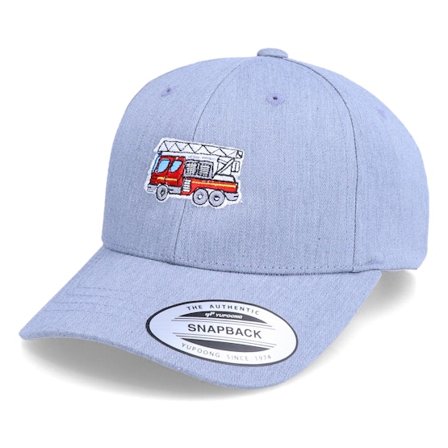 Kiddo Cap - Gris adjustable Casquette - Kids Fire Truck Heather Grey Adjustable @ Hatstore