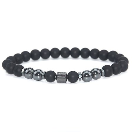 Anti-svällning Obsidian armband ankelband Anti-varicose svullnad fotled - Magnetisk terapi bantning