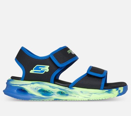 Skechers, S-Lights: Sola Glow Sandal - Fusion Brights, 28, Gutt