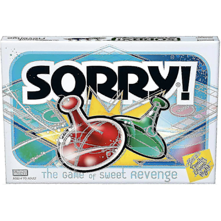Hasbro Gaming Beklager! Parker Brothers Familiebrettspill For 2 Til 4 Spillere Fra 6 År Og Oppover For Voksen Ungdom Barn