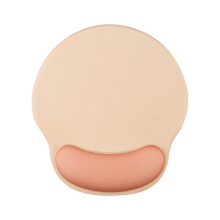 Orange Powder-Musemåtte med pude - Gaming håndledsstøtte - Musep