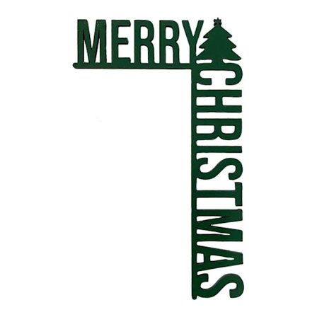 Jule Dørpynt Ornamenter Juletræ Stok Klokke Dørkarm Hjørneskilt til Vindue Vægdekoration Julehjem Dekoration Qinghai