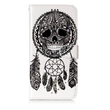 Samsung Galaxy S9 Plus Wallet Case - Skull Dream Catcher