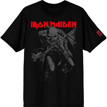 Iron Maiden Unisex Vuxen 50 Trooper T-Shirt M Svart/Gul