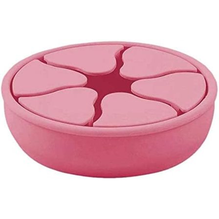 Rund teleskopisk hopfällbar silikonrulle