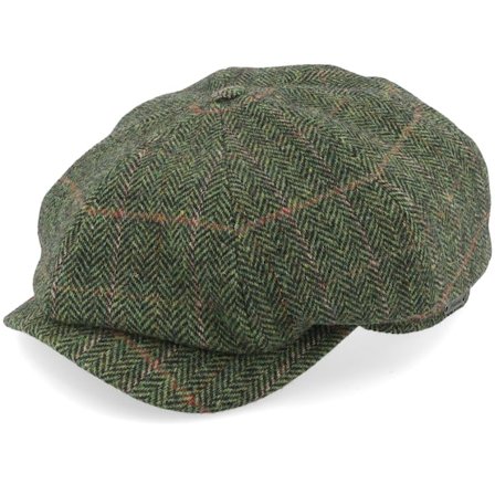 Wigéns - Green - flatcap - Cap - Newsboy Classic Green Flat Cap - Hatstore