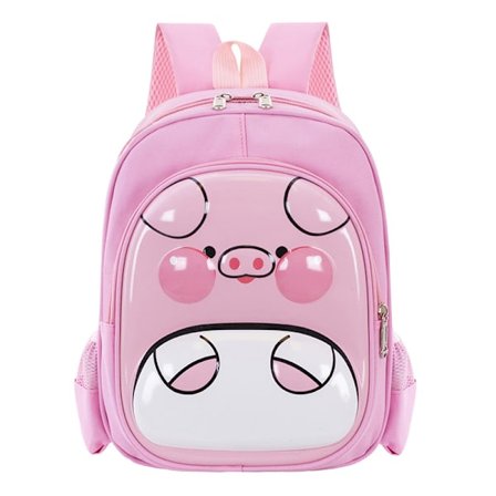3D Cartoon Ryggsäck, Lätt Och Enkel Att Bära, Förskole Ryggsäck Passar För Pojkar Och Flickor Piglet