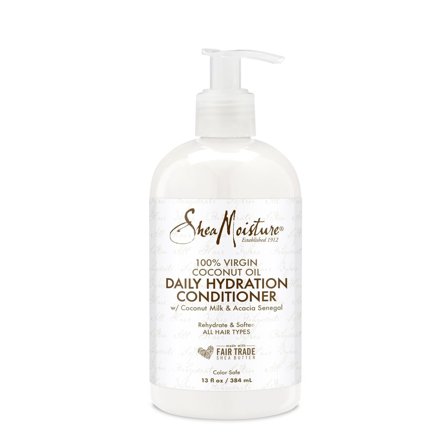 SHEA MOISTURE 100% Virgin Coconut Oil Daily Hydration Conditioner 384ml - Balsamo Idratante Capelli