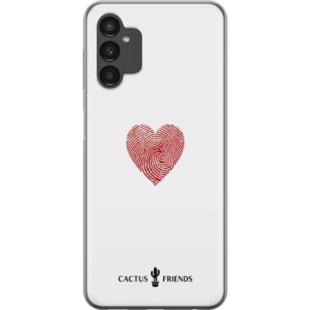 Yhteensopiva Puhelinkuori Samsung Samsung Galaxy A04s Cactus and Friends - Fingerprint Love