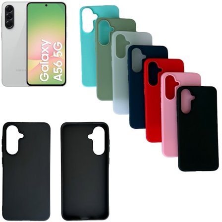 Silikoni TPU -kuori Samsung A56/A56 5G -kotelo puhelinkuori näytönsuoja -