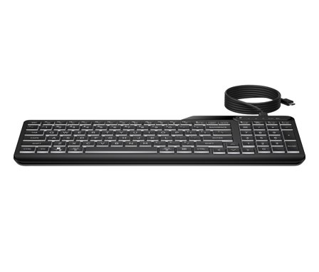 HP 400 Backlit Wired Keyboard