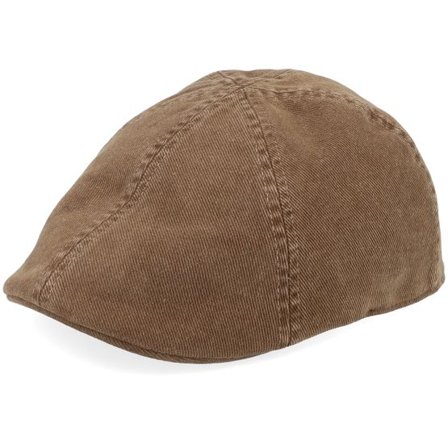 Stetson - Brun flatcap Keps - Texas Soft Cotton Brown Flat Cap @ Hatstore