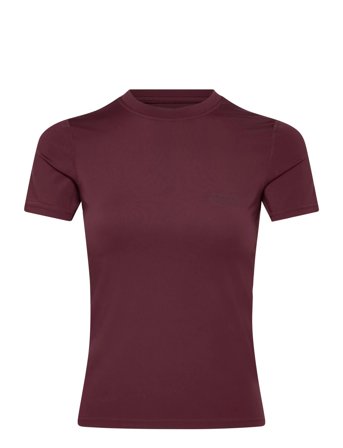 7 DAYS Active Womens Short Sleeve Training Tee - Burgundy - S