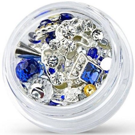 Koristeet - Sekoitus - Hopea - 10 - Safiiri